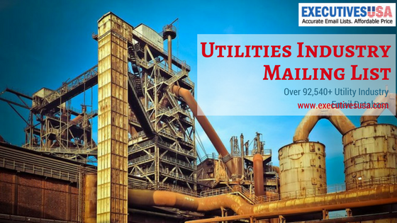 Utilities Industry Mailing List